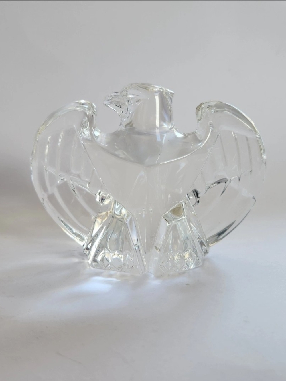 Steuben Crystal Bald Eagle Figurine Paperweight